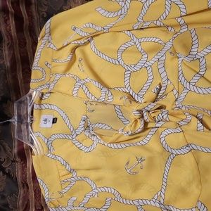 Yellow Cabi Sailors shirt